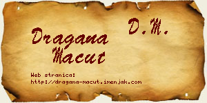 Dragana Macut vizit kartica